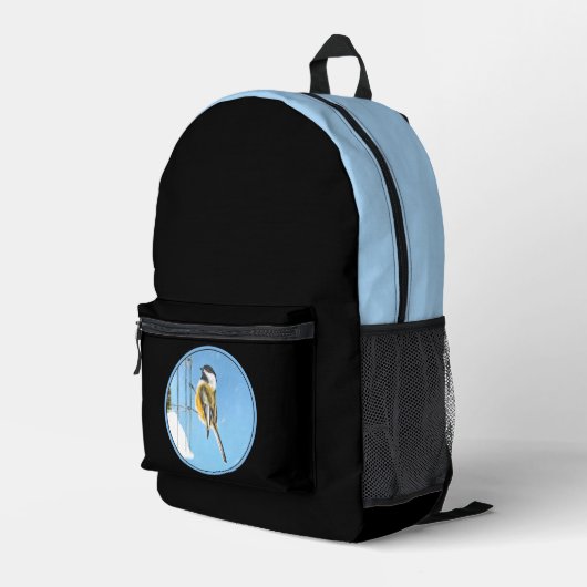 《鳥》アメリカゴガラオンフィーダー – オリジナルワイルドバードアート プリントバックパック (裏面右端)