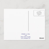 《鳥》アメリカゴガラオン小枝 ポストカード (裏面)