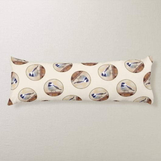 《鳥》アメリカゴガラオン絵画バードハウスオリジナルバードアート ボディピロー (正面)