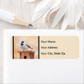 《鳥》アメリカゴガラオン絵画バードハウスオリジナルバードアート ラベル (インサイチュ)