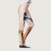 《鳥》アメリカゴガラオン絵画バードハウスオリジナルバードアート レギンス (右)