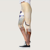 《鳥》アメリカゴガラオン絵画バードハウスオリジナルバードアート レギンス (左)