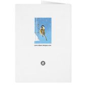 《鳥》アメリカゴガラオン絵画フィーダー – Bird Artオリジナル (裏面)