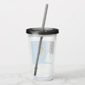 《鳥》アメリカゴガラオン絵画フィーダー – Bird Artオリジナル アクリルタンブラー (裏面)