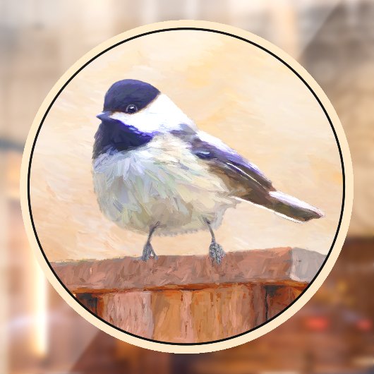 《鳥》アメリカゴガラオン絵画フィーダー – Bird Artオリジナル ウィンドウサイン (シート2)