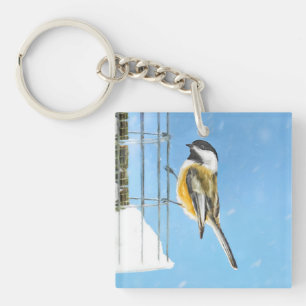《鳥》アメリカゴガラオン絵画フィーダー – Bird Artオリジナル キーホルダー