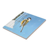 《鳥》アメリカゴガラオン絵画フィーダー – Bird Artオリジナル タイル (側面)