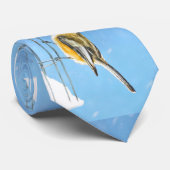 《鳥》アメリカゴガラオン絵画フィーダー – Bird Artオリジナル ネクタイ (ロール)