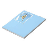 《鳥》アメリカゴガラオン絵画フィーダー – Bird Artオリジナル ノートパッド (回転)