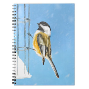 《鳥》アメリカゴガラオン絵画フィーダー – Bird Artオリジナル ノートブック