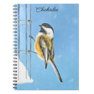 《鳥》アメリカゴガラオン絵画フィーダー – Bird Artオリジナル ノートブック