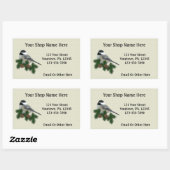 《鳥》アメリカゴガラカスタムビジネステッカー 長方形シール (シート)