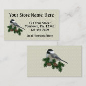 《鳥》アメリカゴガラカスタム名刺 名刺 (正面/裏面)