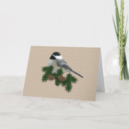 《鳥》アメリカゴガラクリスマス シーズンカード
