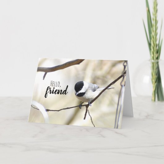 《鳥》アメリカゴガラグリーティングカード カード (正面)