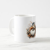 《鳥》アメリカゴガラシャツカントリーパンプキン コーヒーマグカップ (正面左)