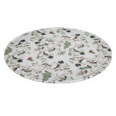 《鳥》アメリカゴガラバーズベリー&ピネコーンウォーター色 カッティングボード (角)