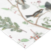 《鳥》アメリカゴガラバーズベリー&ピネコーンウォーター色 テーブルクロス (アングル)