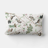 《鳥》アメリカゴガラバーズベリー&ピネコーンウォーター色 ランバークッション (裏面)