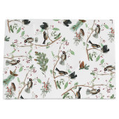 《鳥》アメリカゴガラバーズベリー&ピネコーンウォーター色 ラージペーパーバッグ (正面)