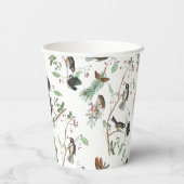 《鳥》アメリカゴガラバーズベリー&ピネコーンウォーター色 紙コップ (裏面)