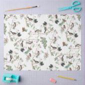 《鳥》アメリカゴガラバーズベリー&ピネコーンウォーター色 薄葉紙 (クラフト)