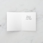 《鳥》アメリカゴガラバードウォーター色クリスマスカード サンキューカード (内部)