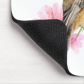 《鳥》アメリカゴガラバードブラックキャップ春ことわざ マウスパッド (コーナー)