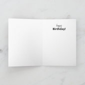 《鳥》アメリカゴガラバードブラックキャップ水彩画 カード (内部)