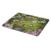 《鳥》アメリカゴガラフラワーズファームハビクトリアンウス カッティングボード (角)