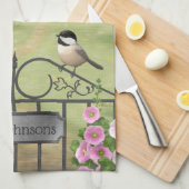 《鳥》アメリカゴガラフラワーズファームハビクトリアンウス キッチンタオル (四つ折り)