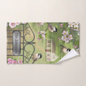 《鳥》アメリカゴガラフラワーズファームハビクトリアンウス バスタオルセット (ハンドタオル)