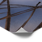 《鳥》アメリカゴガラ冬プリント ポスター (角)