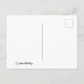 《鳥》アメリカゴガラ冬葉書 ポストカード (裏面)