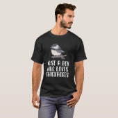 《鳥》アメリカゴガラ好きの少年 Tシャツ (正面フル)