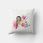 《鳥》アメリカゴガラ引用文アート クッション (裏面)