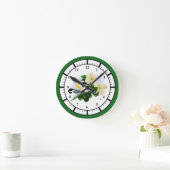 《鳥》アメリカゴガラ時計 ラウンド壁時計 (ホーム)