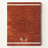 《鳥》アメリカゴガラ樺の木ビアラベル ノートブック (裏面)