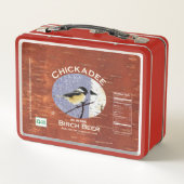 《鳥》アメリカゴガラ樺の木ビアラベル メタルランチボックス (裏面)