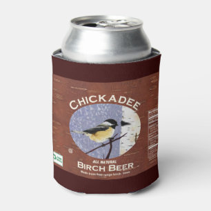 《鳥》アメリカゴガラ樺の木ビール 缶クーラー