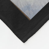 《鳥》アメリカゴガラ水彩フリースブランケット花模様 フリースブランケット (角)