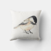 《鳥》アメリカゴガラ水彩 クッション (裏面)