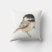 《鳥》アメリカゴガラ水彩 クッション (裏面)