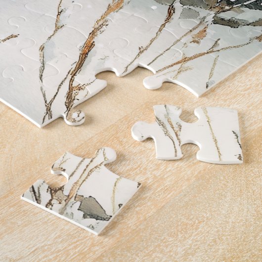 《鳥》アメリカゴガラ素朴鳥付き郵便箱 ジグソーパズル (側面)