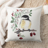 《鳥》アメリカゴガラ絵を描アート クッション (ブランケット)