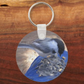 「《鳥》アメリカゴガラ・オン・マイ・ニーズ」 キーホルダー (正面)