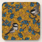 《鳥》アメリカゴガラ コースター (正面)