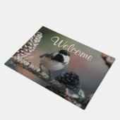 《鳥》アメリカゴガラ ドアマット (アングル)