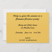 《鳥》アメリカゴガラ&フラワーサマー至招待状 招待状 (裏面)