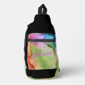 "《鳥》アメリカゴガラ"プリントカットソーバッグ スリングバッグ (正面)